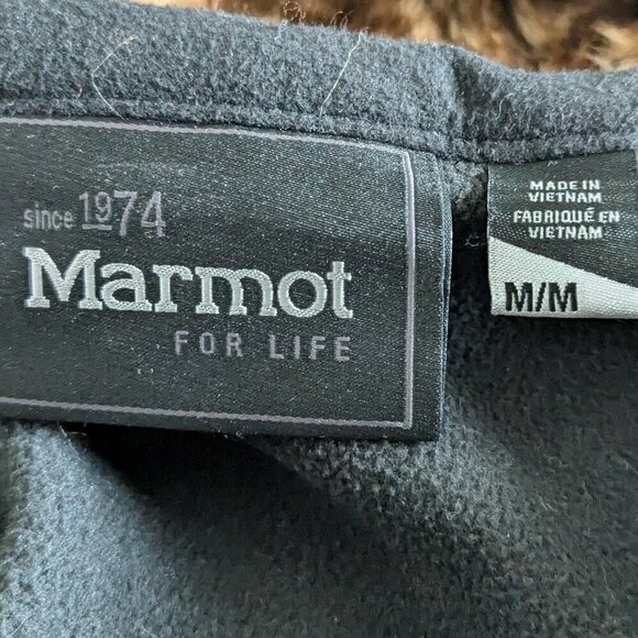 Marmot Jacket Women's Medium Gray Soft Shell Furlong Hooded Stretch Faux Fur - Picture 4 of 16